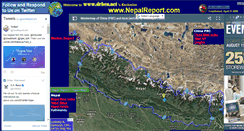 Desktop Screenshot of nepalreport.com